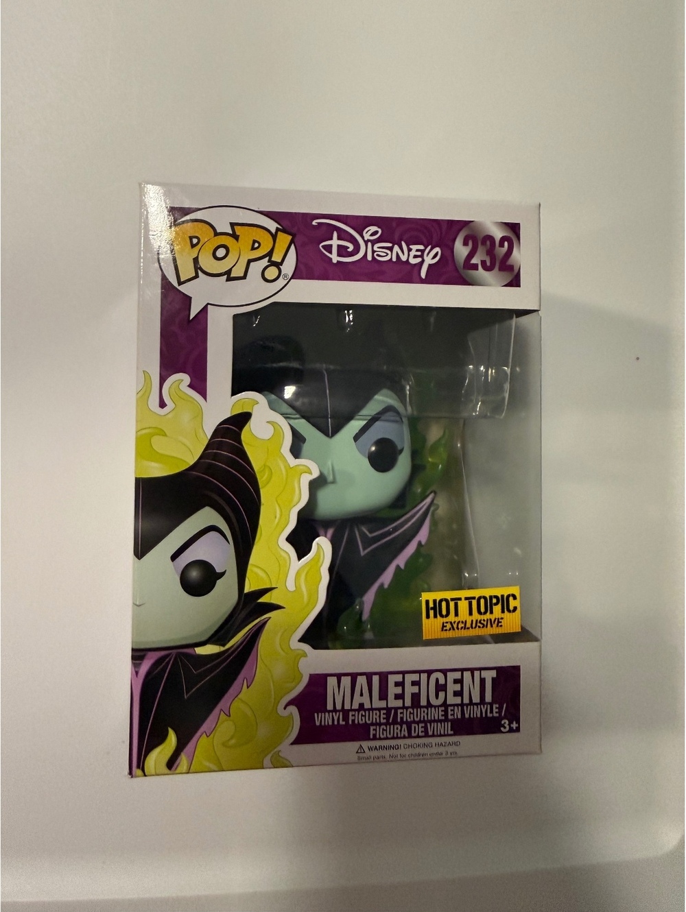 Funko Pop! Disney Maleficent #232 Hot Topic Exclusive Vinyl Figure w/ Protector